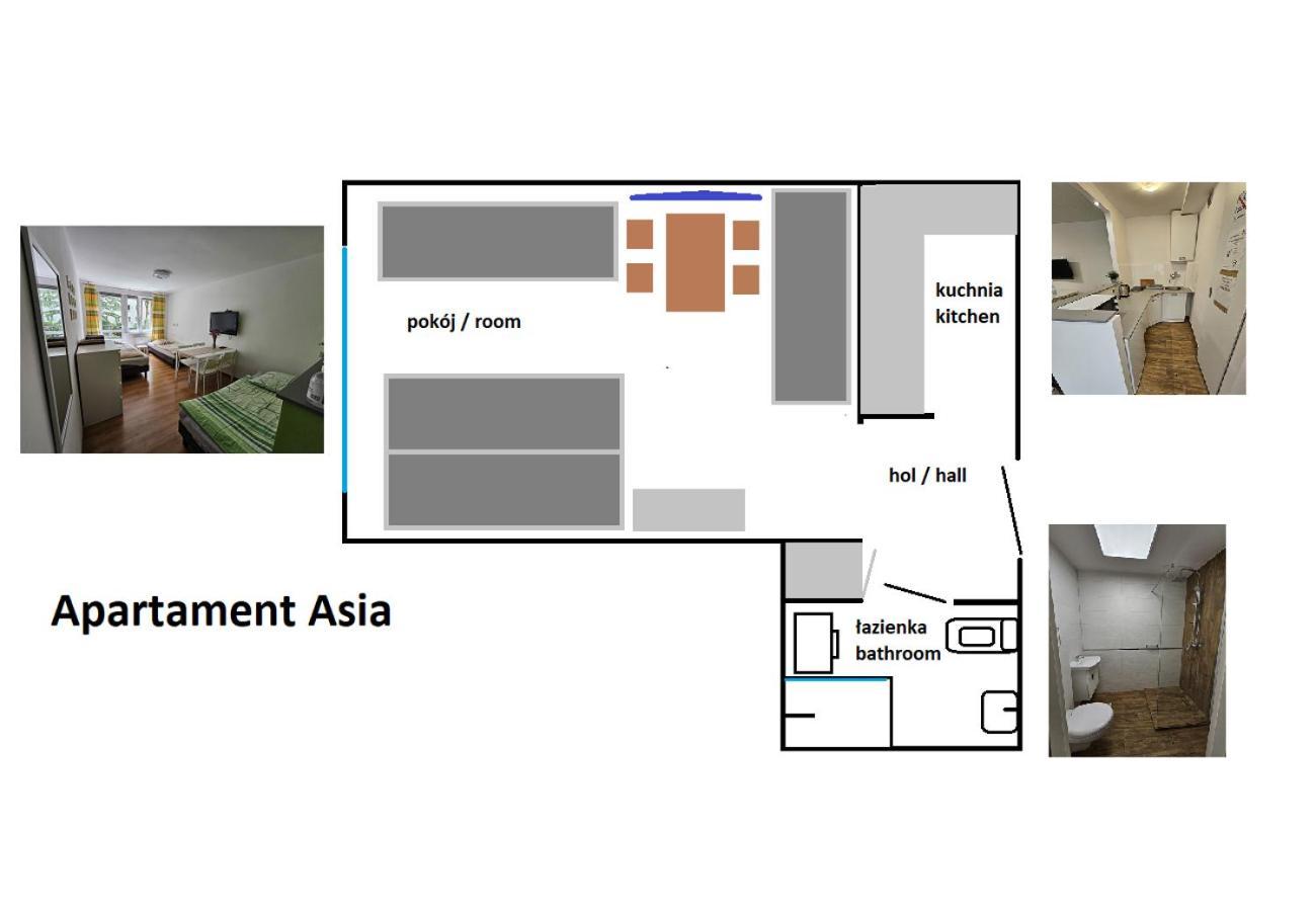 Apartamenty Asia Krasków Exterior foto